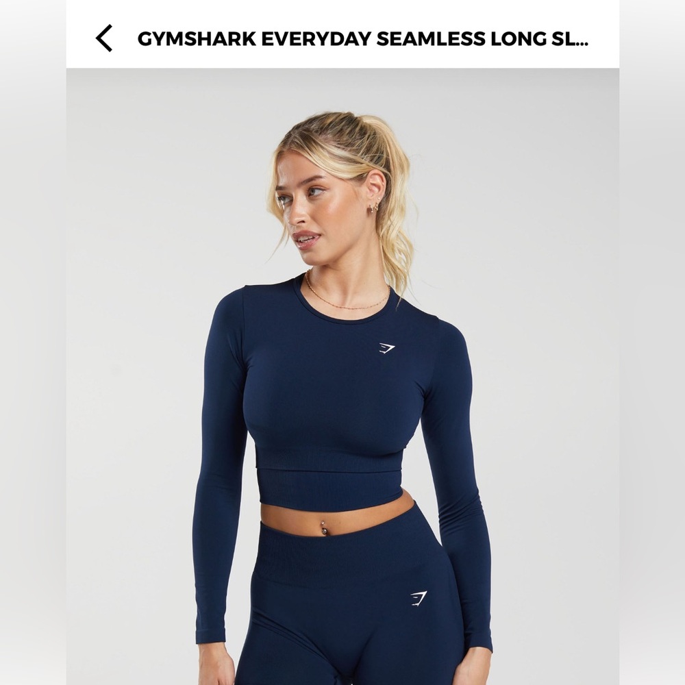 Gymshark Everyday Seamless Long Sleeve Crop Top